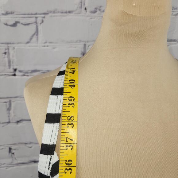 Spanx Summer Dress Womens M racerback built-in Bra Open knit Beach pool party - Picture 5 of 9